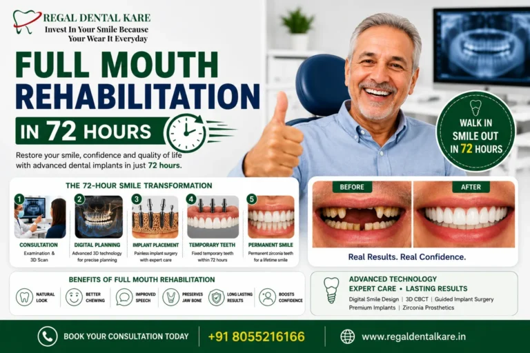 Full Mouth Rehabilitation in 72 Hours